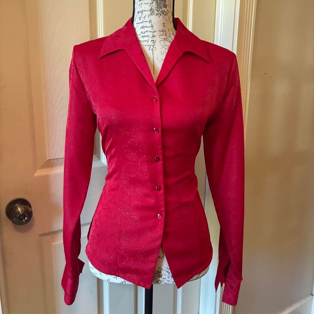 Laura-scott Women's Red Blouse